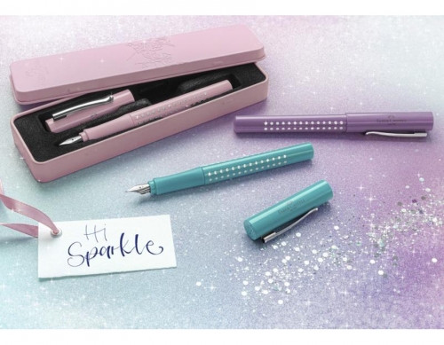 Stilou Sparkle Rose, metalic M, Faber-Castell